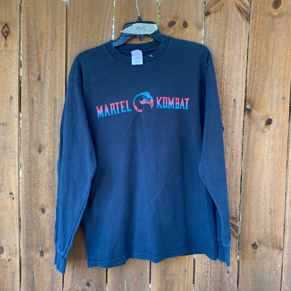 Vintage Y2K Mortal Combat Game long sleeves Size M